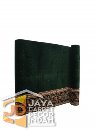 Karpet Sajadah Solomon Osmani Green Bintik 120x600, 120x1200, 120x1800, 120x2400